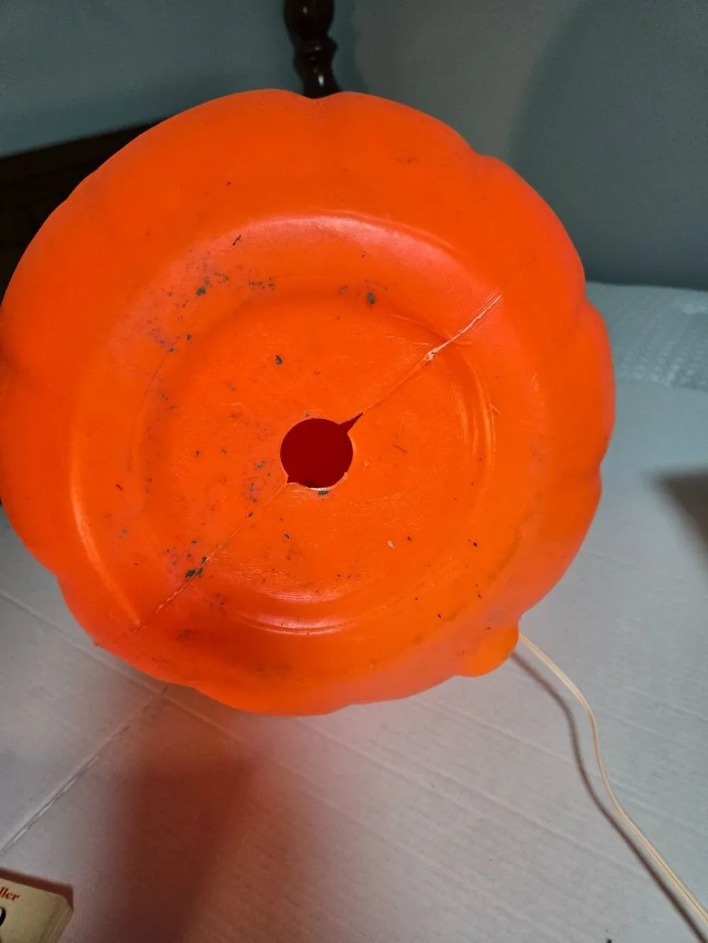 Vintage Halloween Pumpkin Blow Mold 21 Inches